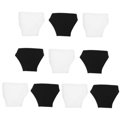 Abaodam 10 Stück Weibliche Puppen-Shorts Im Maßstab 1/6, Unterwäsche, Action-Figur, Spielzeug-Slips Für 29 cm Große Mädchenpuppen, Realistische Babypuppen-zubehör Und Kleidung Abaodam 10 Stück Weibliche Puppen-Shorts Im Maßstab 1/6, Unterwäsche, Action-Figur, Spielzeug-Slips Für 29 cm Große Mädchenpuppen, Realistische Babypuppen-zubehör Und Kleidung von Abaodam