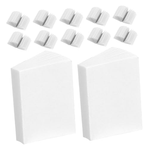 Abaodam 100 Stück Hüllenbuch Modell Blanko Puppenbuch Puppenhaus Blanko Buch Dekorationen Rollenspiel Zubehör Puppenhaus Bücherregal Miniaturbücher Miniatur Puppenhaus Bücher Puppen von Abaodam
