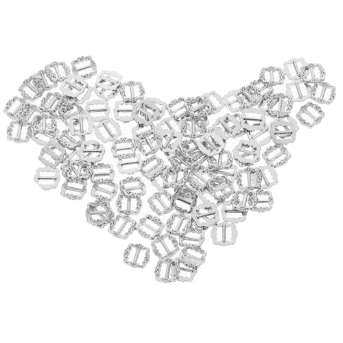 Abaodam 100 Stück Kleiner Metallknopf Verstellbare Schnalle für Puppen Selbstgemacht Verschluss Schiebeschnalle für Puppenschuhe und Kleidung Abaodam 100 Stück Kleiner Metallknopf Verstellbare Schnalle für Puppen Selbstgemacht Verschluss Schiebeschnalle für Puppenschuhe und Kleidung von Abaodam