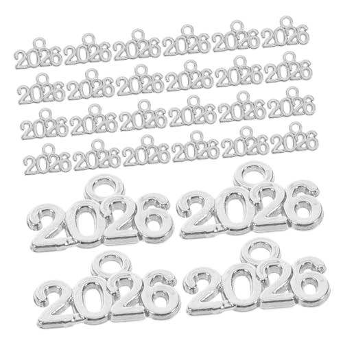 Abaodam 100stücke Legierungs Schlüsselanhänger Charms Jahre Für Schmuckherstellung Und Basteldekorationen Für Besondere Anlässe Und Erinnerungen Abaodam 100stücke Legierungs Schlüsselanhänger Charms Jahre Für Schmuckherstellung Und Basteldekorationen Für Besondere Anlässe Und Erinnerungen von Abaodam