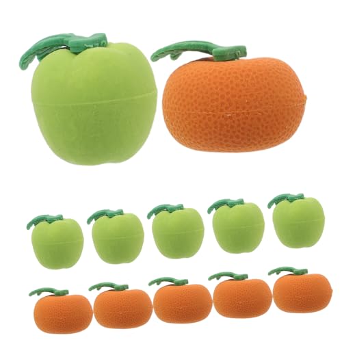 Abaodam 100 Stück Schreibbleistift Radiergummis Mini Radiergummis In Orange Lustige Frucht Belohnungs Fürs Klassenzimmer Fürs von Abaodam