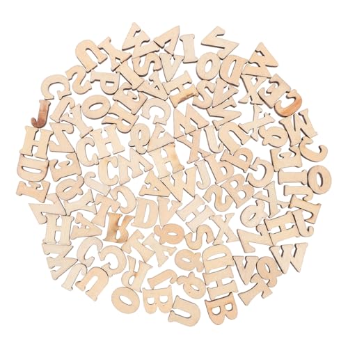 Abaodam 100St aufbügler Buchstaben Craft Holzschmuck Handwerks-Holzplatten Unbemalte Holzstücke Holzleerausschnitte Holzscheiben unvollendete Holzausschnitte Holzausschnitt basteln hölzern Abaodam 100St aufbügler Buchstaben Craft Holzschmuck Handwerks-Holzplatten Unbemalte Holzstücke Holzleerausschnitte Holzscheiben unvollendete Holzausschnitte Holzausschnitt basteln hölzern von Abaodam