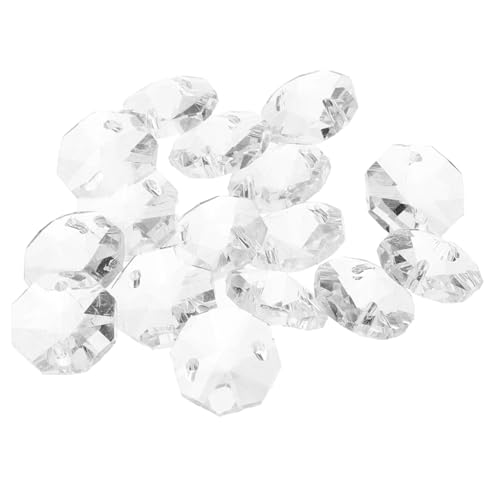 Abaodam 100Stücke Achtkant Perlen Vorhang Für DIY Schmuck Glasperlen Anhänger Für Armbänder Stilvolle Dekoration Für Zuhause Und Veranstaltungen von Abaodam