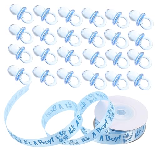 Abaodam 100stücke Mini Schnuller Spielzeug Teiliges Für Shower Dekoration Transparente Schnuller Mit Blauen Satinbändern Für Babyparty Und Geburtstagsfeier Abaodam 100stücke Mini Schnuller Spielzeug Teiliges Für Shower Dekoration Transparente Schnuller Mit Blauen Satinbändern Für Babyparty Und Geburtstagsfeier von Abaodam