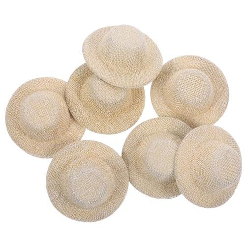 Abaodam 10St Mini-Strohhut dekorativer DIY-Hut Mini-Zylinder-Stirnband Puppenhüte winzige formelle Hüte Mini-Babys kleine hüte Kleiner Hut Puppenhaushut Foto Requisite Hut- Eva Abaodam 10St Mini-Strohhut dekorativer DIY-Hut Mini-Zylinder-Stirnband Puppenhüte winzige formelle Hüte Mini-Babys kleine hüte Kleiner Hut Puppenhaushut Foto Requisite Hut- Eva von Abaodam