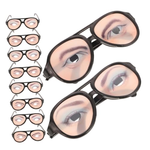Abaodam 10stücke Lustige Halloween Brille Prank-gesichtsgläser Für Karneval Und Partys Bequeme Und Witzige Kostümaccessoires Für Erwachsene Für Feiern Und Hochzeiten Abaodam 10stücke Lustige Halloween Brille Prank-gesichtsgläser Für Karneval Und Partys Bequeme Und Witzige Kostümaccessoires Für Erwachsene Für Feiern Und Hochzeiten von Abaodam