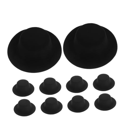 Abaodam 10stücke Mini-zylinderhüte Aus Robustem Material Für Puppen Haustiere Und DIY-projekte Weihnachtsdeko Und Bastelanleitungen Kompakte Für Kreationen Und Dekorationen von Abaodam
