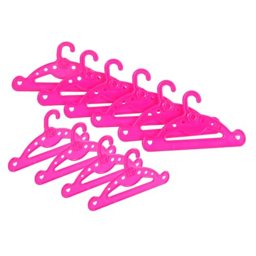 Abaodam 10stücke Puppen-kleiderbügel Aus Kunststoff Miniatur Kleiderbügel Für Puppenoutfits Für Amerikanische Puppen-Accessoires Und Babypuppen-Kleidung Elegant Und Funktional Zur von Abaodam