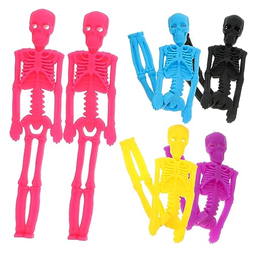 Abaodam 12 STK Skelett-Skelett-Dekompression Kinderspielzeug Happy Halloween Dekompressionskugel Spielzeug Dekompressionsgeisterspielzeug Spielzeug zum Stressabbau dehnbares Spielzeug von Abaodam