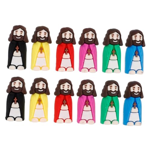 Abaodam 12 Stück Jesus-Statue Als Winzige Leute Miniaturmenschen Minifiguren Zum Verstecken Mini-Leute Miniaturfiguren Menschen Zahlen Minifiguren Groß Miniatur-Jesus Plastik Abaodam 12 Stück Jesus-Statue Als Winzige Leute Miniaturmenschen Minifiguren Zum Verstecken Mini-Leute Miniaturfiguren Menschen Zahlen Minifiguren Groß Miniatur-Jesus Plastik von Abaodam