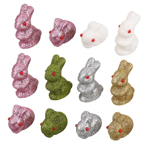 Abaodam 12 Stück Kaninchen-Verzierung frühlingsdeko frühlings deko mini Hasen Osterfest Deko Osterpartydekorationen winzige Figuren Bunny Tischdekor Ostertischdekorationen Osterhase Schaum Abaodam 12 Stück Kaninchen-Verzierung frühlingsdeko frühlings deko mini Hasen Osterfest Deko Osterpartydekorationen winzige Figuren Bunny Tischdekor Ostertischdekorationen Osterhase Schaum von Abaodam