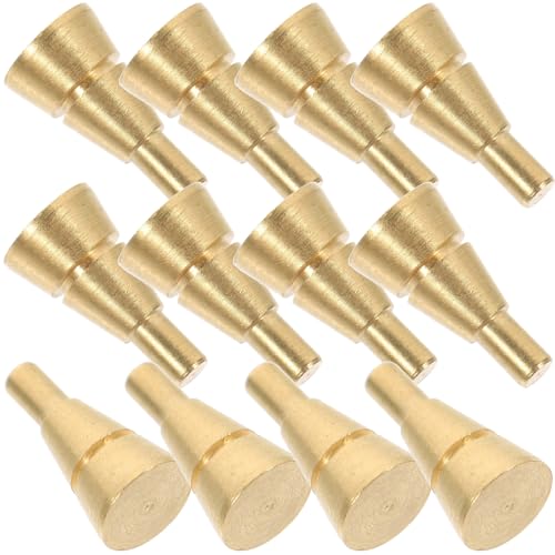 Abaodam 12 Stück Mini House Handles Runde Miniatur Möbelgriffe für DIY Puppenhaus Zubehör Realistische und Dekorative Miniatur Möbelteile für Wohnungseinrichtung von Abaodam