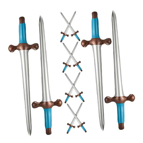 Abaodam 12 Stück Teiliges Aufblasbare Piratenschwerter Kinderfreundlich mit Ergonomischem Griff Leichtes Halloween Party und Rollenspielzubehör für Kostüm und Dekoration Abaodam 12 Stück Teiliges Aufblasbare Piratenschwerter Kinderfreundlich mit Ergonomischem Griff Leichtes Halloween Party und Rollenspielzubehör für Kostüm und Dekoration von Abaodam