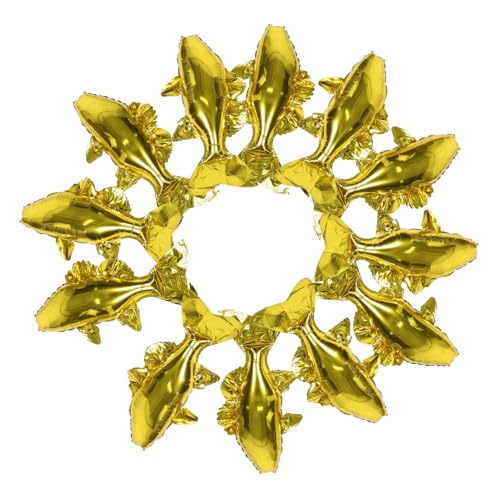 Abaodam 12 Stück Teiliges Goldfisch Folienballon Stabile Aluminiumfolie Leuchtende Farben Einfach Aufzublasen und Aufzuhängen für Shower Kindergeburtstag Meerestier Party Dekoration Abaodam 12 Stück Teiliges Goldfisch Folienballon Stabile Aluminiumfolie Leuchtende Farben Einfach Aufzublasen und Aufzuhängen für Shower Kindergeburtstag Meerestier Party Dekoration von Abaodam