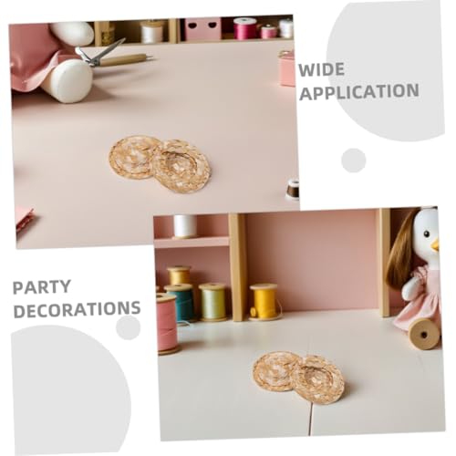 Abaodam 12 Stück Teiliges Handgewebte Mini Strohhüte aus Atmungsaktivem Stroh Kleine Geflochtene Puppenhüte für DIY Bastelprojekte Puppenhausdekoration Sommerliche Cowboy Accessoires Abaodam 12 Stück Teiliges Handgewebte Mini Strohhüte aus Atmungsaktivem Stroh Kleine Geflochtene Puppenhüte für DIY Bastelprojekte Puppenhausdekoration Sommerliche Cowboy Accessoires von Abaodam