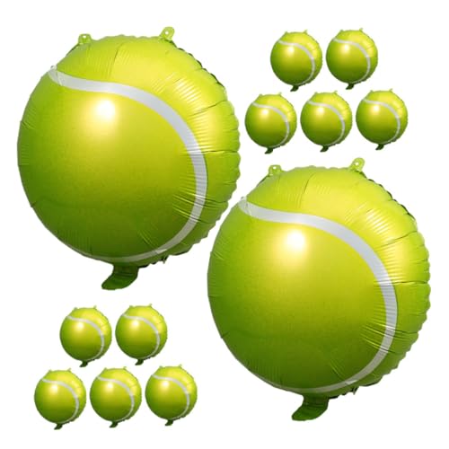 Abaodam 12 Stück Tennisballon thematisiert LED für Geburtstag Aufblasbarer Tennisball Sport aufblasbarer ball luftballons Tennis-Ballons-Dekoration Party-Tennis-Ballon Aluminiumfolie Green Abaodam 12 Stück Tennisballon thematisiert LED für Geburtstag Aufblasbarer Tennisball Sport aufblasbarer ball luftballons Tennis-Ballons-Dekoration Party-Tennis-Ballon Aluminiumfolie Green von Abaodam