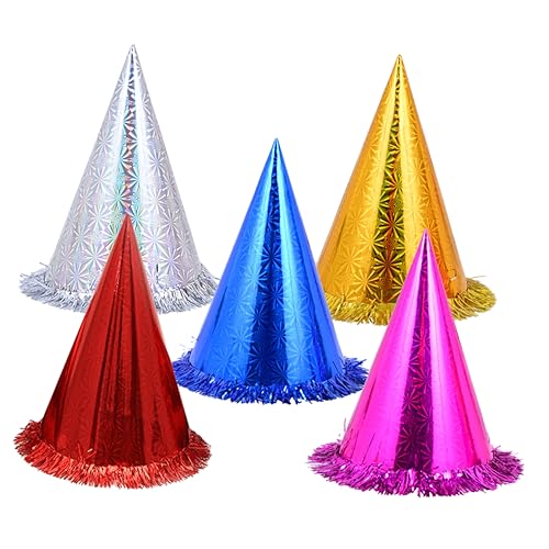 Abaodam 12er-pack Partyhüte für Geburtstagsfeiern Glitzernde Quasten in Dreiecksform Partyhüte für Jungen und Mädchen Dekorationen für Geburtstagsfeiern für Erwachsene Abaodam 12er-pack Partyhüte für Geburtstagsfeiern Glitzernde Quasten in Dreiecksform Partyhüte für Jungen und Mädchen Dekorationen für Geburtstagsfeiern für Erwachsene von Abaodam