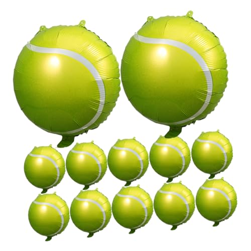 Abaodam 12Stücke Aufblasbare Luftballons Sportdekoration Für Geburtstagsfeiern Langlebige Aluminiumfolie Einfach Aufzuhängen Für Tennis Partys Und Sommerfestlichkeiten Abaodam 12Stücke Aufblasbare Luftballons Sportdekoration Für Geburtstagsfeiern Langlebige Aluminiumfolie Einfach Aufzuhängen Für Tennis Partys Und Sommerfestlichkeiten von Abaodam