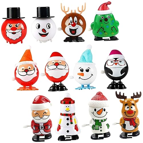 Abaodam 12Stücke Teiliges Weihnachts Wind Up Lustige Aufziehfiguren Für Mitgebsel Für Weihnachtsfeiern Und Kreatives Cartoon Design Für Spaß Abaodam 12Stücke Teiliges Weihnachts Wind Up Lustige Aufziehfiguren Für Mitgebsel Für Weihnachtsfeiern Und Kreatives Cartoon Design Für Spaß von Abaodam