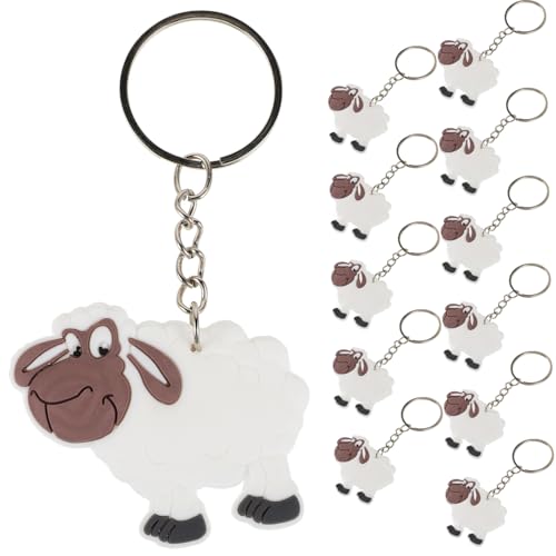 Abaodam 12Stücke Tierischer Schlüsselanhänger Schaf Aus Süße Tier Gastgeschenke Für Geburtstagsfeiern Und Anlässe Kreative Anhänger Für Taschen Und Schlüsselbund Abaodam 12Stücke Tierischer Schlüsselanhänger Schaf Aus Süße Tier Gastgeschenke Für Geburtstagsfeiern Und Anlässe Kreative Anhänger Für Taschen Und Schlüsselbund von Abaodam