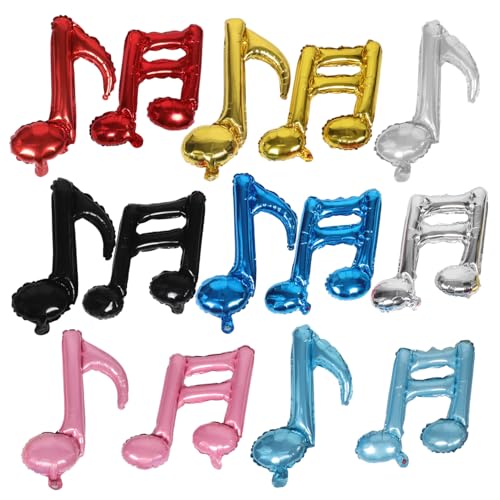 Abaodam 14 Stück Teiliges Musiknoten Folienballon Einzelne und Doppelte Noten Vielseitige Partydeko für Geburtstag Babyparty Hochzeit Innen und Außen Kreative Musikthemen-dekoration Abaodam 14 Stück Teiliges Musiknoten Folienballon Einzelne und Doppelte Noten Vielseitige Partydeko für Geburtstag Babyparty Hochzeit Innen und Außen Kreative Musikthemen-dekoration von Abaodam