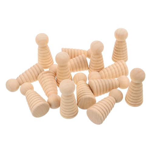 Abaodam 15 Stück Teiliges Unlackierte Holzpuppen mit Gewindedesign Kleine Naturbelassene Holzfiguren für DIY Malerei Bastelprojekte und Pädagogische Aktivitäten Leicht und Vielseitig für Abaodam 15 Stück Teiliges Unlackierte Holzpuppen mit Gewindedesign Kleine Naturbelassene Holzfiguren für DIY Malerei Bastelprojekte und Pädagogische Aktivitäten Leicht und Vielseitig für von Abaodam