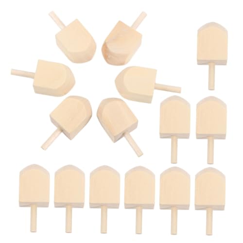 Abaodam 15 Stück hölzerner Kreisel Chanukka bastelmaterial Hanukkah Dekoration Chanukka-Dreidel aus Holz unbehandeltes Holz für Holzkreisel unvollendet Dreidel für Abaodam 15 Stück hölzerner Kreisel Chanukka bastelmaterial Hanukkah Dekoration Chanukka-Dreidel aus Holz unbehandeltes Holz für Holzkreisel unvollendet Dreidel für von Abaodam