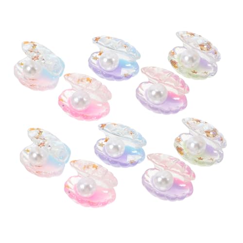 Abaodam 16 Stücke Miniatur Glowing Shell Perlen Jakobsmuscheln Shell Perlen Für Crafting Decor von Abaodam