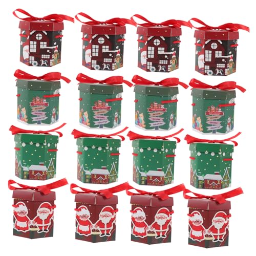 Abaodam 16Er-Box kleine Kisten für Cupcake-Boxen weihnachts verpackungen weihnachtsverpackungen bonbonschachteln für weihnachten Weihnachtsboxen als Weißer Karton Abaodam 16Er-Box kleine Kisten für Cupcake-Boxen weihnachts verpackungen weihnachtsverpackungen bonbonschachteln für weihnachten Weihnachtsboxen als Weißer Karton von Abaodam