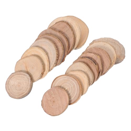 Abaodam 18 Stück Baumstamm Dekoration Party Tischdekorationen Holz Unbehandelte Holzornamente Runde Holzscheiben Holzbastelbedarf Blanke Runde Holzscheitscheiben Kreisholz Zum Abaodam 18 Stück Baumstamm Dekoration Party Tischdekorationen Holz Unbehandelte Holzornamente Runde Holzscheiben Holzbastelbedarf Blanke Runde Holzscheitscheiben Kreisholz Zum von Abaodam