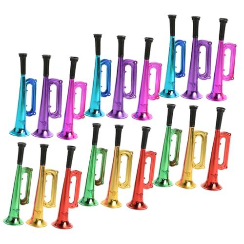 Abaodam 18 Stück Kindertrompete Geräuschemacher Fußball Horn Party -requisiten Kleinkindspielzeug Party Jubelnde Requisiten Fußball-geräuschmacher- Plastik von Abaodam