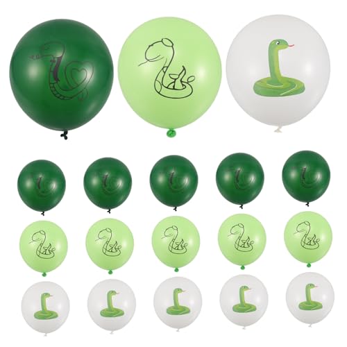 Abaodam 18 Stück Teiliges Schlangen Partyballon mit Detailreichen Tiermotiven Vielseitige und Schnell Aufzubauende Dekoration für Geburtstage Hochzeiten und Firmenevents von Abaodam