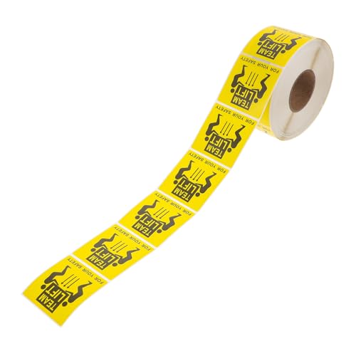 Abaodam 1Rolle Team Lift Aufkleber Schwere Versandetiketten für und Lager Stark Haftend Klare Warnung für Sicheres von Abaodam 1Rolle Team Lift Aufkleber Schwere Versandetiketten für und Lager Stark Haftend Klare Warnung für Sicheres von von Abaodam
