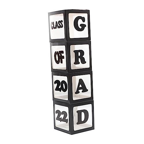 Abaodam 1satz Ballonboxen Für Abschlussfeier Mit Buchstaben Und Party Deko Schwarze Boxen Class of Leichte Und Sichere Dekoration Für Unvergessliche Momente Abaodam 1satz Ballonboxen Für Abschlussfeier Mit Buchstaben Und Party Deko Schwarze Boxen Class of Leichte Und Sichere Dekoration Für Unvergessliche Momente von Abaodam