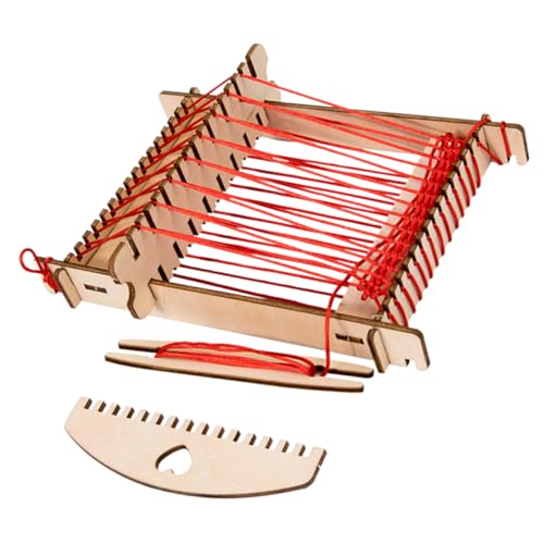 Abaodam 1Satz DIY Webstuhl für Webmaschine für Kreative Bastelprojekte Einfach zu Bedienen Fördert Hand Augen Koordination und Fingerfertigkeit für Jungen Abaodam 1Satz DIY Webstuhl für Webmaschine für Kreative Bastelprojekte Einfach zu Bedienen Fördert Hand Augen Koordination und Fingerfertigkeit für Jungen von Abaodam