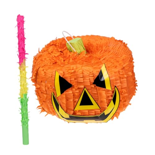 Abaodam 1Satz Gruselige Halloween Pinata Süßigkeiten und Spielzeugfüller für Partys Dekorative Kürbis Pinata mit Stab für Halloween Dekoration und Feierlichkeiten Leicht Abaodam 1Satz Gruselige Halloween Pinata Süßigkeiten und Spielzeugfüller für Partys Dekorative Kürbis Pinata mit Stab für Halloween Dekoration und Feierlichkeiten Leicht von Abaodam