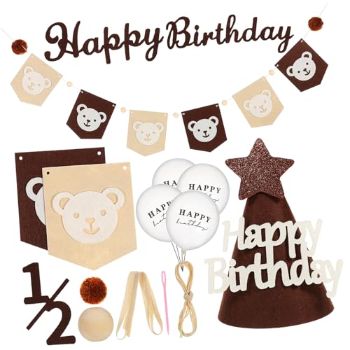 Abaodam 1Satz Kleines Birthday Geburtstagsdekorationen Mit Banner Kegelhut Und Luftballons Für Fröhliche Feiern Für Innen Und Außenbereiche Abaodam 1Satz Kleines Birthday Geburtstagsdekorationen Mit Banner Kegelhut Und Luftballons Für Fröhliche Feiern Für Innen Und Außenbereiche von Abaodam
