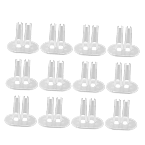 Abaodam 1Satz Puppenständer Halterung aus Kunststoff Transparente Fußclips für Puppen Unterstützung für Kinderpuppen und Actionfiguren Puppenzubehör von Abaodam
