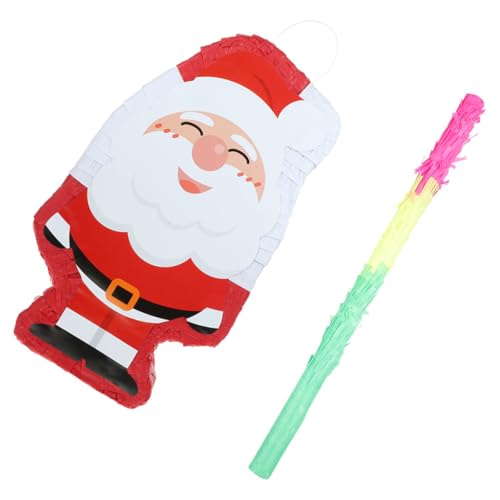 Abaodam 1Satz Weihnachtsmann Pinata Teilig Mit Schlagstock Für Weihnachtsfeiern Und Partygeschenk Lustige Deko Für Familienfeiern Süßigkeitenfüllung Abaodam 1Satz Weihnachtsmann Pinata Teilig Mit Schlagstock Für Weihnachtsfeiern Und Partygeschenk Lustige Deko Für Familienfeiern Süßigkeitenfüllung von Abaodam
