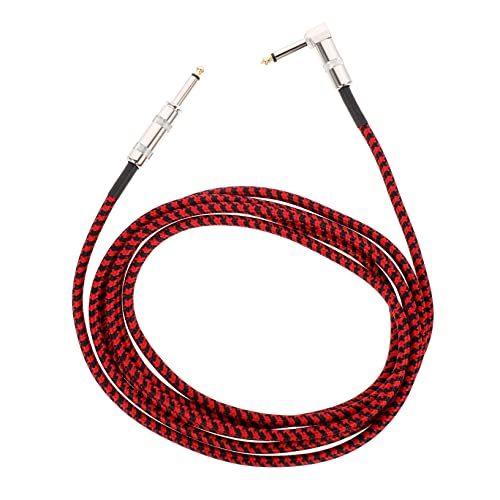 Abaodam 1Stück Gitarrenkabel Flexibles Audiokabel für Gitarre und Instrumente Robust und Tangle Zubehör für Musiker und von Abaodam