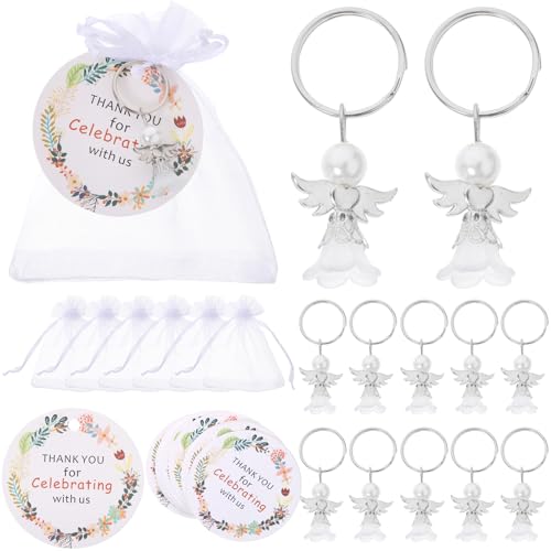 Abaodam 1satz Engel Schlüsselanhänger Teilig Gastgeschenke Für Hochzeiten Und Babypartys Mit Beuteln Und Anhängern Für Feiern Und Anlässe von Abaodam