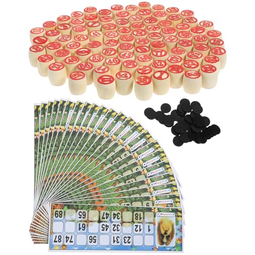 Abaodam 1satz Russisches Lotto-spielset Aus Holz Familienspiel Für Partys Geeignet Für Erwachsene Mit Holzfiguren Bingokarten Und Chips Für Gesellige Abende Und Interaktive Unterhaltung Abaodam 1satz Russisches Lotto-spielset Aus Holz Familienspiel Für Partys Geeignet Für Erwachsene Mit Holzfiguren Bingokarten Und Chips Für Gesellige Abende Und Interaktive Unterhaltung von Abaodam