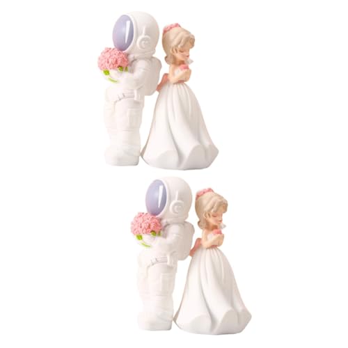 Abaodam 2 Paar Ornamente book shelves bücherstützen bookshelf ibl box anotger love Hochzeitsszene Brautparty ihr für Sie Braut Schärpe Paarfigur Astronauten-Bräutigam und Braut Harz Weiß Abaodam 2 Paar Ornamente book shelves bücherstützen bookshelf ibl box anotger love Hochzeitsszene Brautparty ihr für Sie Braut Schärpe Paarfigur Astronauten-Bräutigam und Braut Harz Weiß von Abaodam