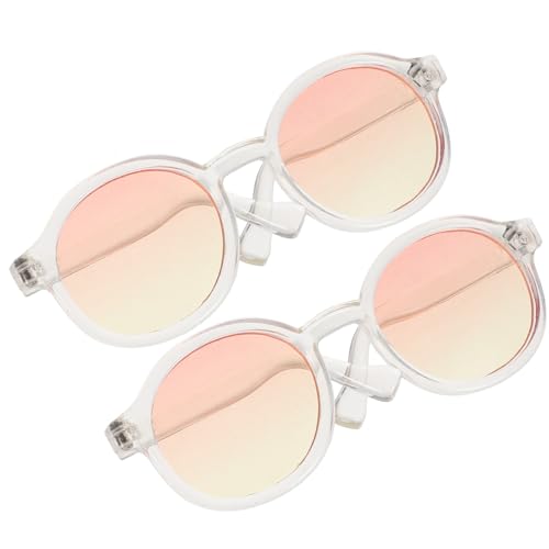 Abaodam 2 Paar Puppe Mini-Brille Leichte Brille Rave-Brille Kleine Puppenbrille Mini-Brillen-Requisiten Dekorative Glasdekore Puppen-Foto-Requisiten Puppenbrillen Plastik Abaodam 2 Paar Puppe Mini-Brille Leichte Brille Rave-Brille Kleine Puppenbrille Mini-Brillen-Requisiten Dekorative Glasdekore Puppen-Foto-Requisiten Puppenbrillen Plastik von Abaodam