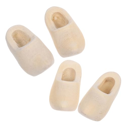 Abaodam 2 Paare Mini Holzschuhe Deko DIY Miniatur Holzschuhe für Puppenhaus Blanko Holzschuh Modelle für Kreative Gestaltung und Dekoration für Miniatur Landschaften Abaodam 2 Paare Mini Holzschuhe Deko DIY Miniatur Holzschuhe für Puppenhaus Blanko Holzschuh Modelle für Kreative Gestaltung und Dekoration für Miniatur Landschaften von Abaodam