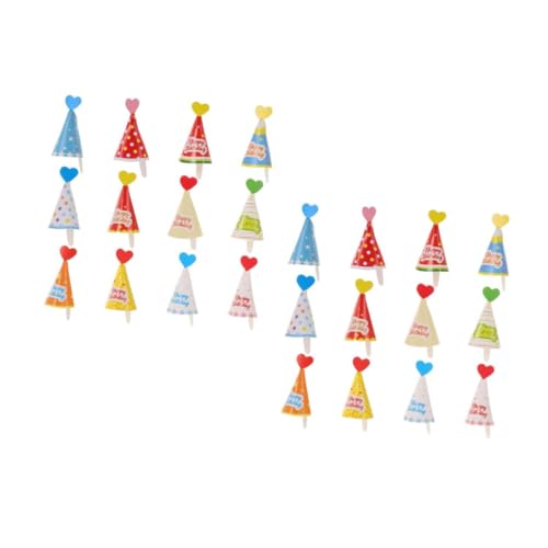 Abaodam 2 Sätze 2 Sets Kuchenhut Dekoration Geburtstagskuchendekorationen Partyhüte Für Ornamente Für Mini Kuchendekorationen Kuchenpicks Für Geburtstagskegel Partyhut 36 Stück * 2 Abaodam 2 Sätze 2 Sets Kuchenhut Dekoration Geburtstagskuchendekorationen Partyhüte Für Ornamente Für Mini Kuchendekorationen Kuchenpicks Für Geburtstagskegel Partyhut 36 Stück * 2 von Abaodam