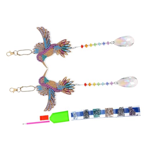 Abaodam 2 Sätze Vogel Design Malerei Anhänger Set Teiliges DIY Bastelset für Garten Dekoration Funkelnde Einfache Anleitung für Anfänger und Fortgeschrittene Abaodam 2 Sätze Vogel Design Malerei Anhänger Set Teiliges DIY Bastelset für Garten Dekoration Funkelnde Einfache Anleitung für Anfänger und Fortgeschrittene von Abaodam