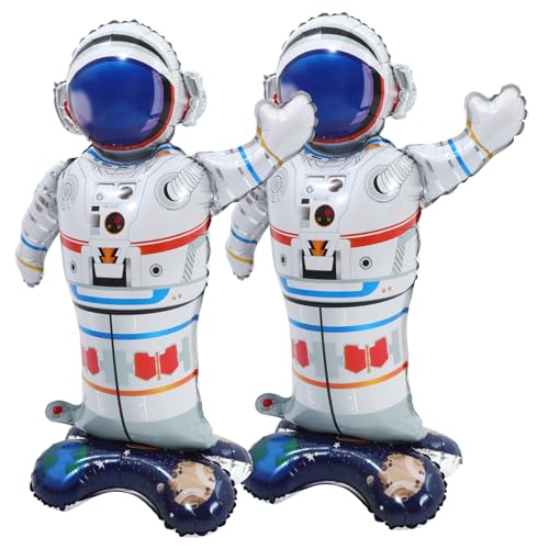 Abaodam 2 Stück Astronautenballon Luftballons zum Thema Heliumballons Ballonbogen-Kit Blase ' party balloons weihachtsdeko Geburtstag Luftballons kreativer Ballon pa Aluminium Abaodam 2 Stück Astronautenballon Luftballons zum Thema Heliumballons Ballonbogen-Kit Blase ' party balloons weihachtsdeko Geburtstag Luftballons kreativer Ballon pa Aluminium von Abaodam