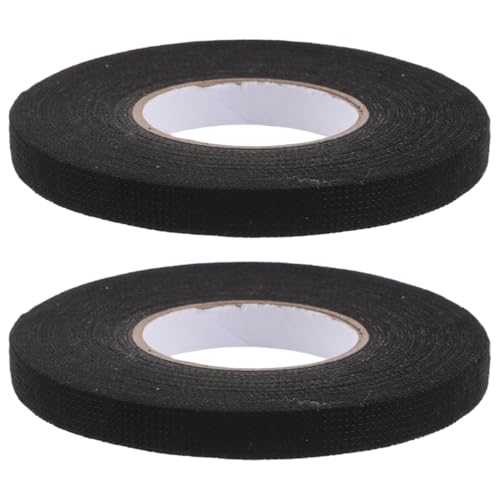 Abaodam 2 Stück Flanellband Elektrisches Wärmeband Hockeyband Klebeband Home Verwenden Sie Band Lötband Elektrisches Heizband Band Mit Hoher Hitze Hochtemperaturband Schutzband Schwarz von Abaodam
