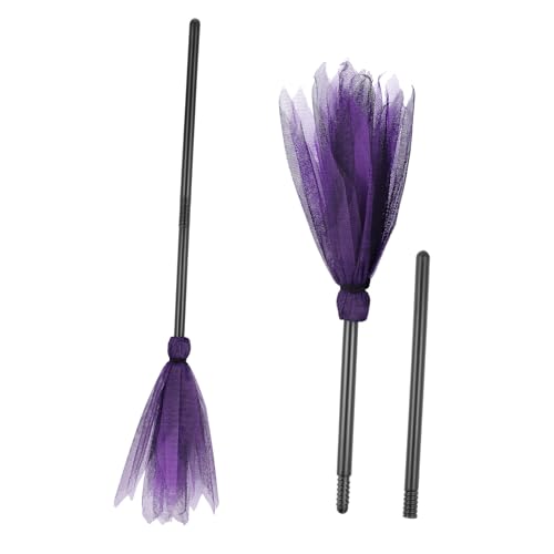 Abaodam 2er Set Halloween Hexenbesen Kostü Dekorationsrequisiten Für Perfekt Für Cosplay Maskenball Und Halloween Feste Besen Für Gruselige Verkleidungen Abaodam 2er Set Halloween Hexenbesen Kostü Dekorationsrequisiten Für Perfekt Für Cosplay Maskenball Und Halloween Feste Besen Für Gruselige Verkleidungen von Abaodam